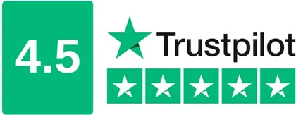 Trustpilot 4.5 star rating